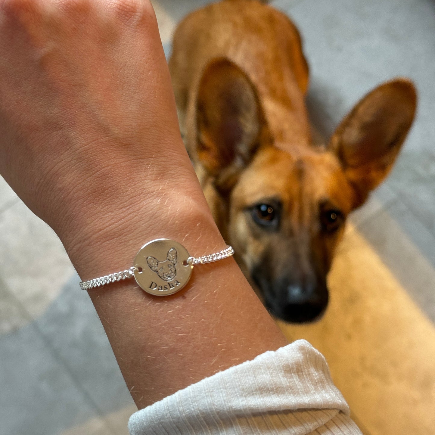 Bracelet personnalisé avec visage d’animal