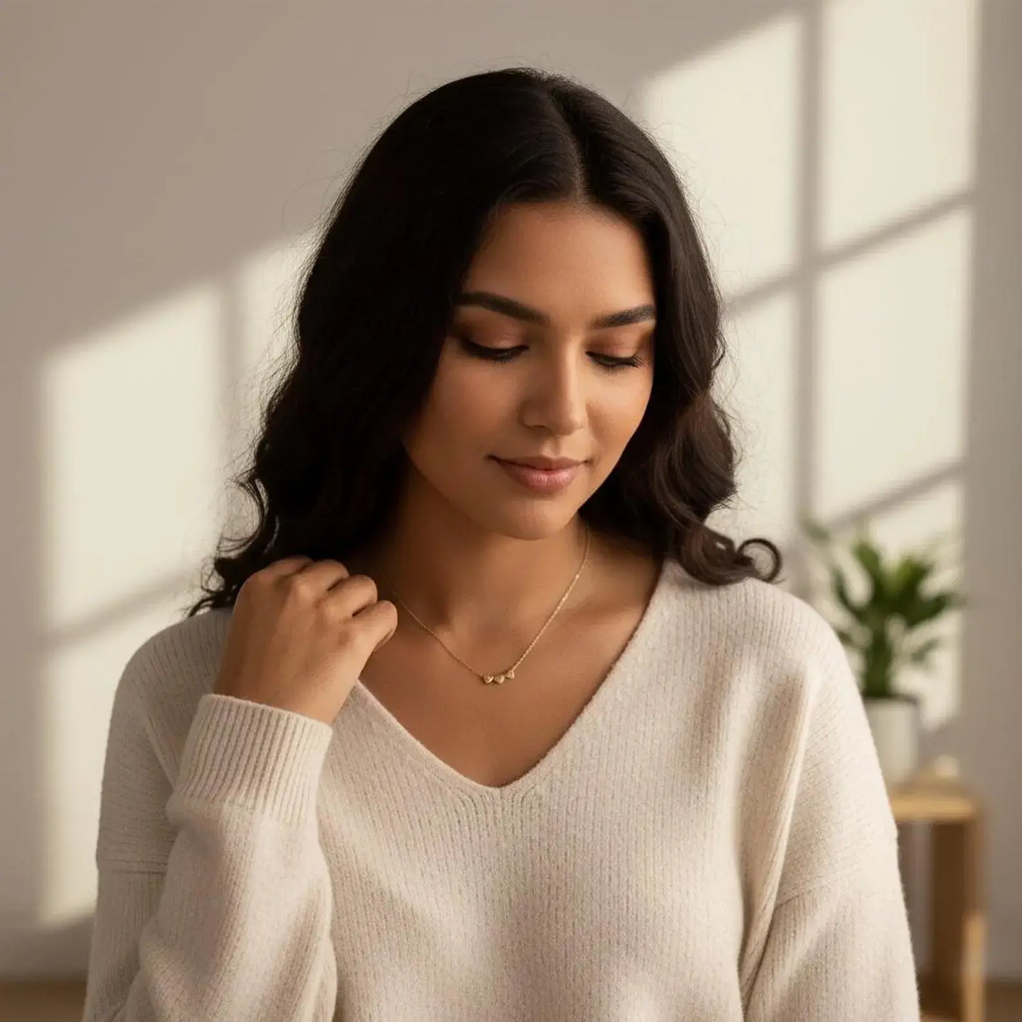 Collier personnalisé avec initiale en cœur