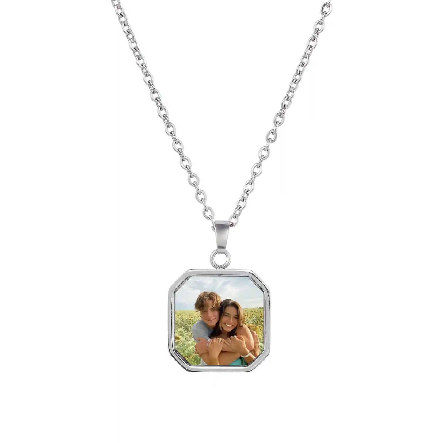 Collier personnalisé avec photo secrète