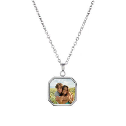Collier personnalisé avec photo secrète