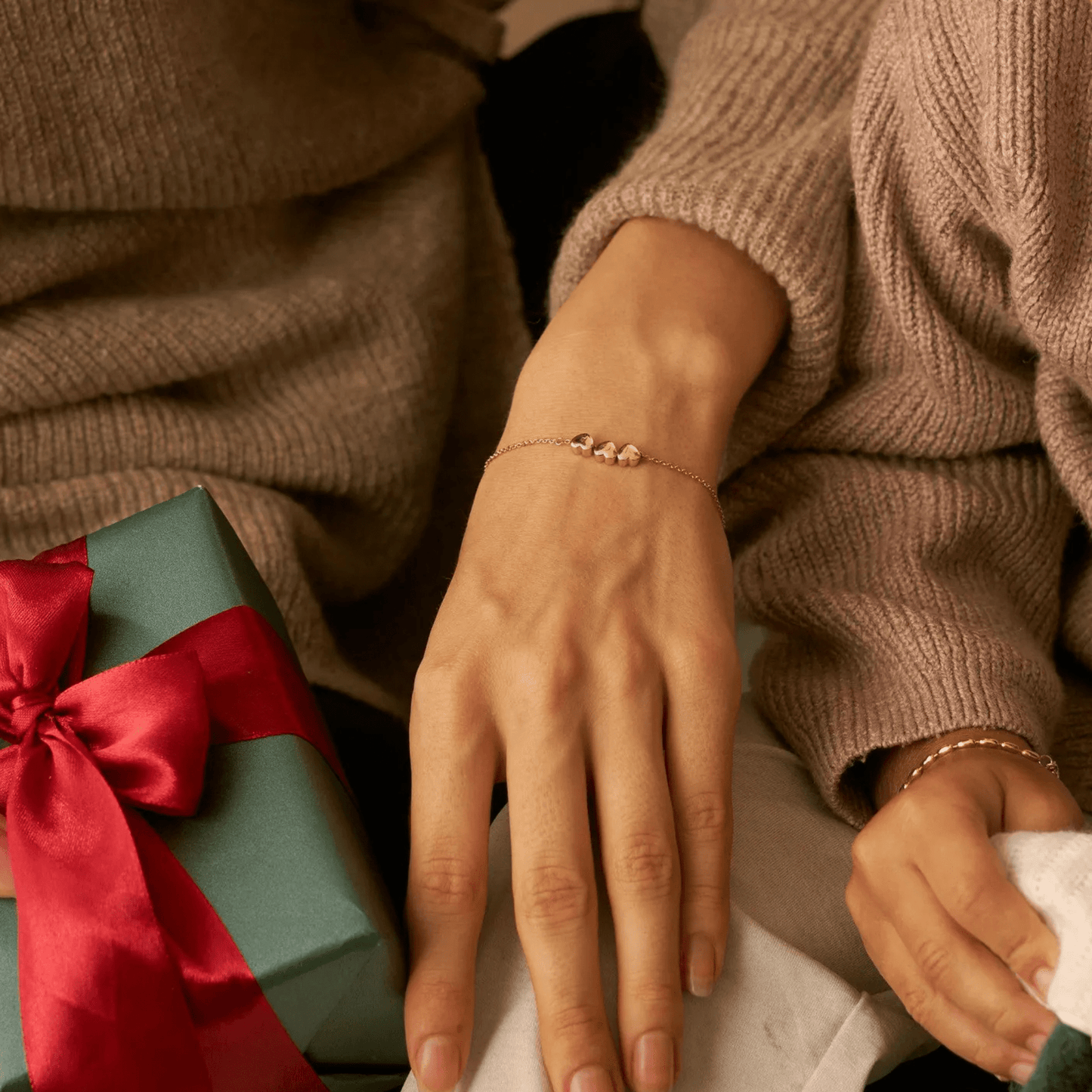 Bracelet personnalisé avec initiale en cœur