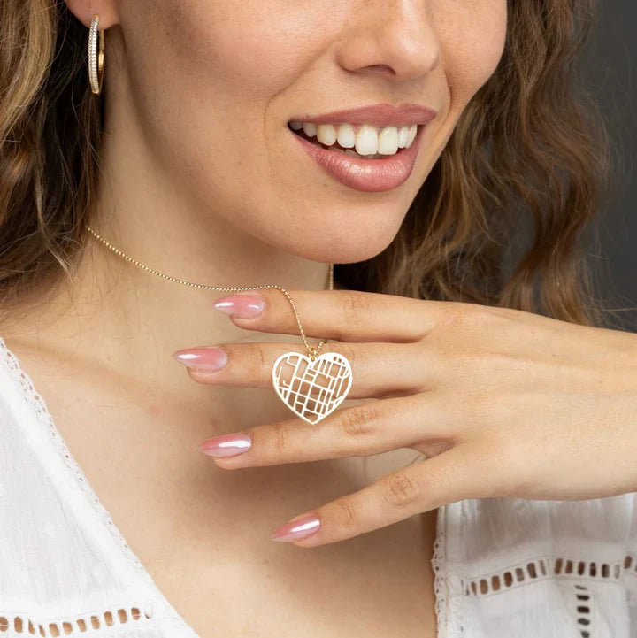 Collier personnalisé avec carte