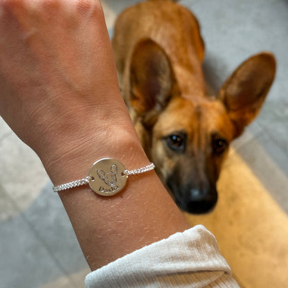 Bracelet personnalisé avec visage d’animal