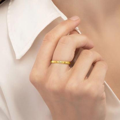 Bague personnalisée avec nom d’animal