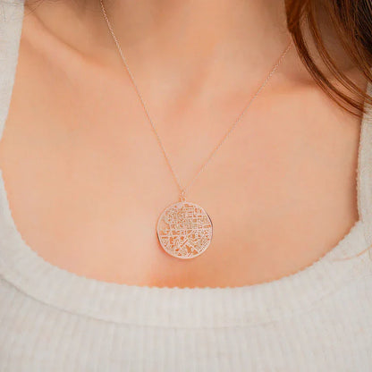 Collier personnalisé avec carte