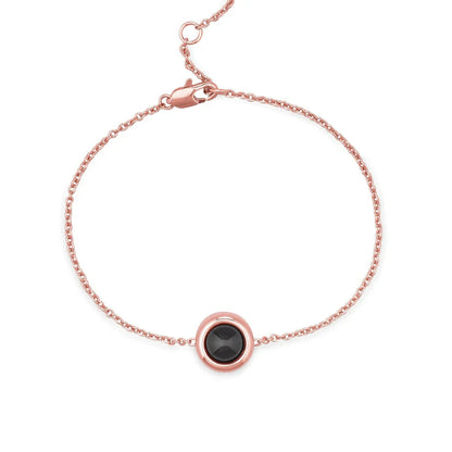 Bracelet photo personnalisé avec chaîne en câble