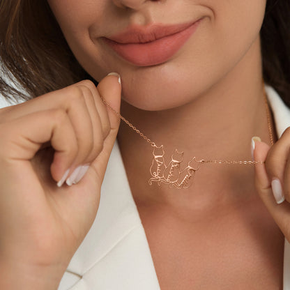 Collier personnalisé avec nom de chat