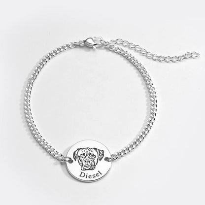 Bracelet personnalisé avec visage d’animal