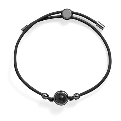 Bracelet photo personnalisé en cuir