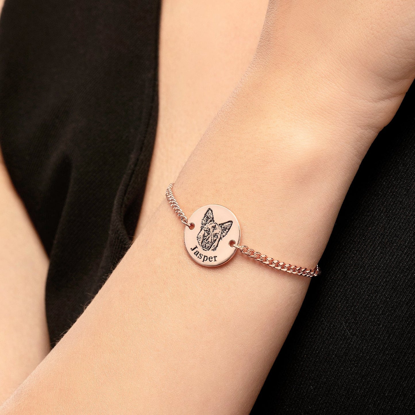 Bracelet personnalisé avec visage d’animal