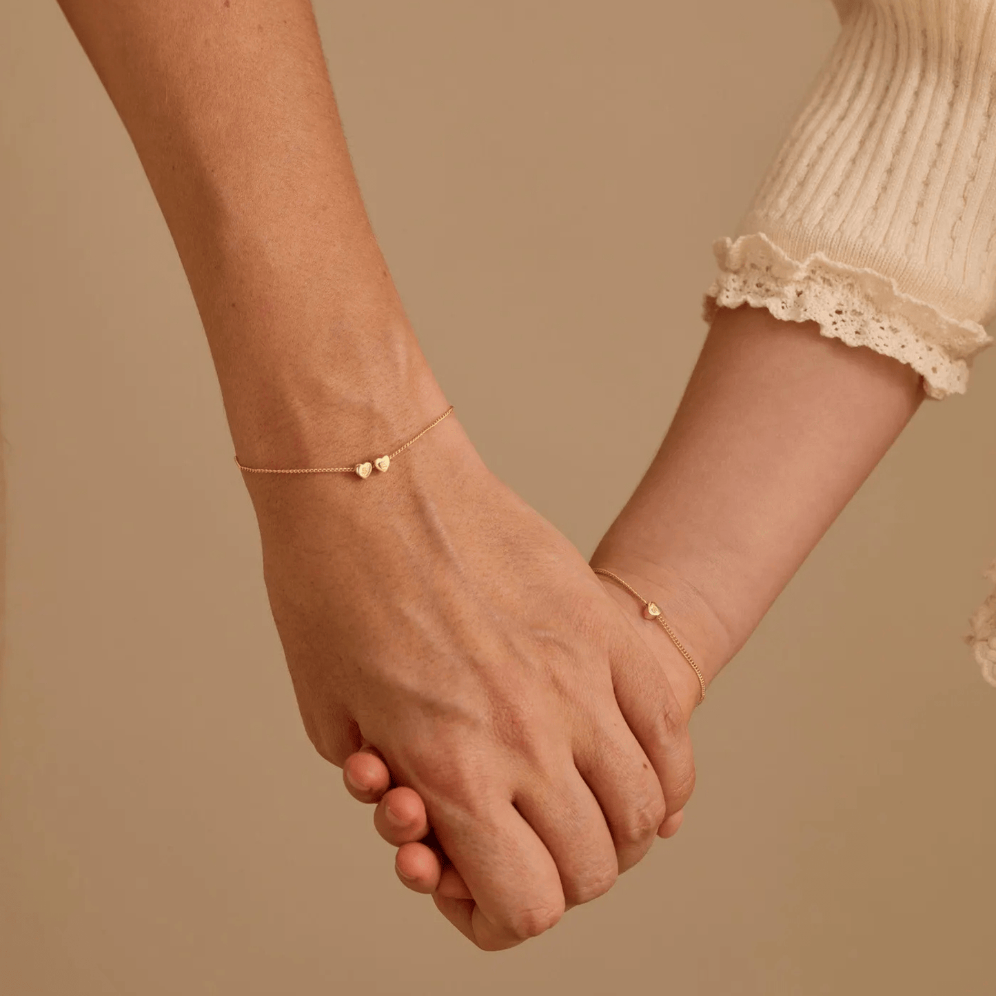 Bracelet personnalisé avec initiale en cœur