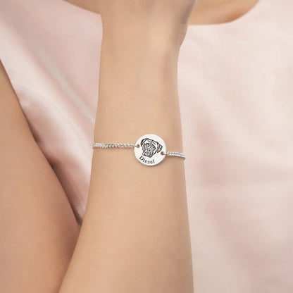 Bracelet personnalisé avec visage d’animal