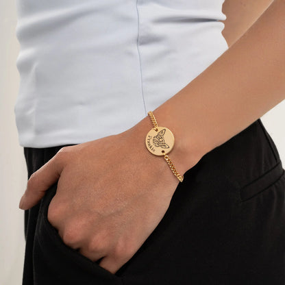Bracelet personnalisé avec visage d’animal