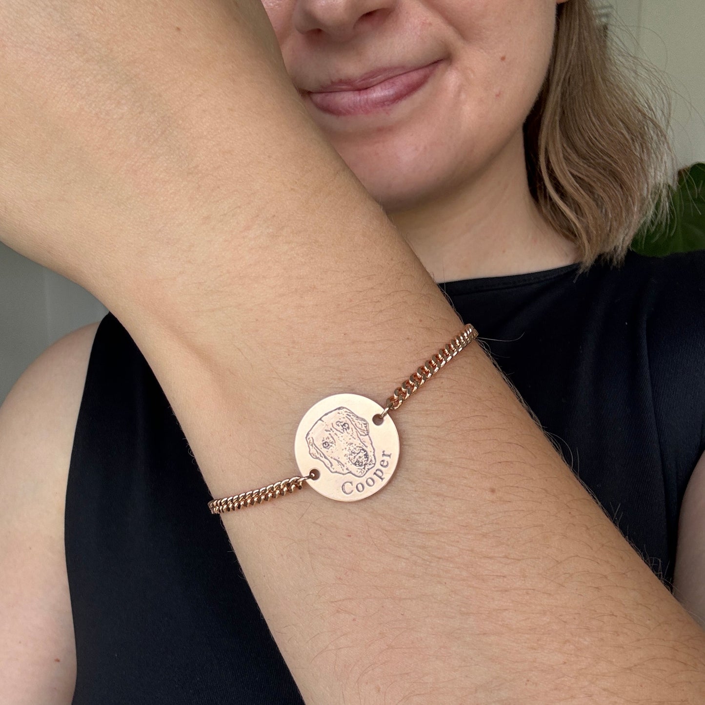Bracelet personnalisé avec visage d’animal