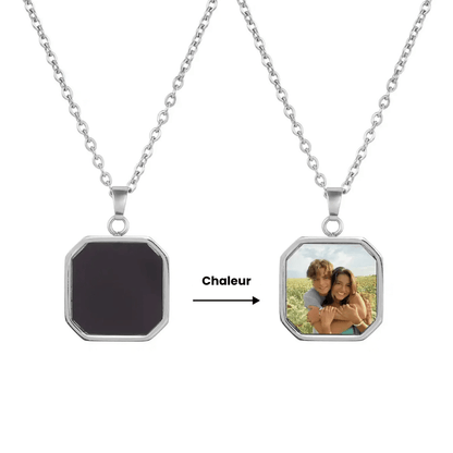 Collier personnalisé avec photo secrète